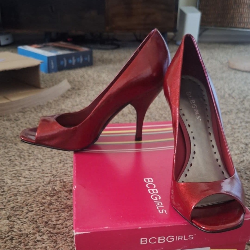 NEW BCBGirls Peep Toe Heels